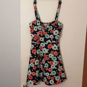 Floral print dress